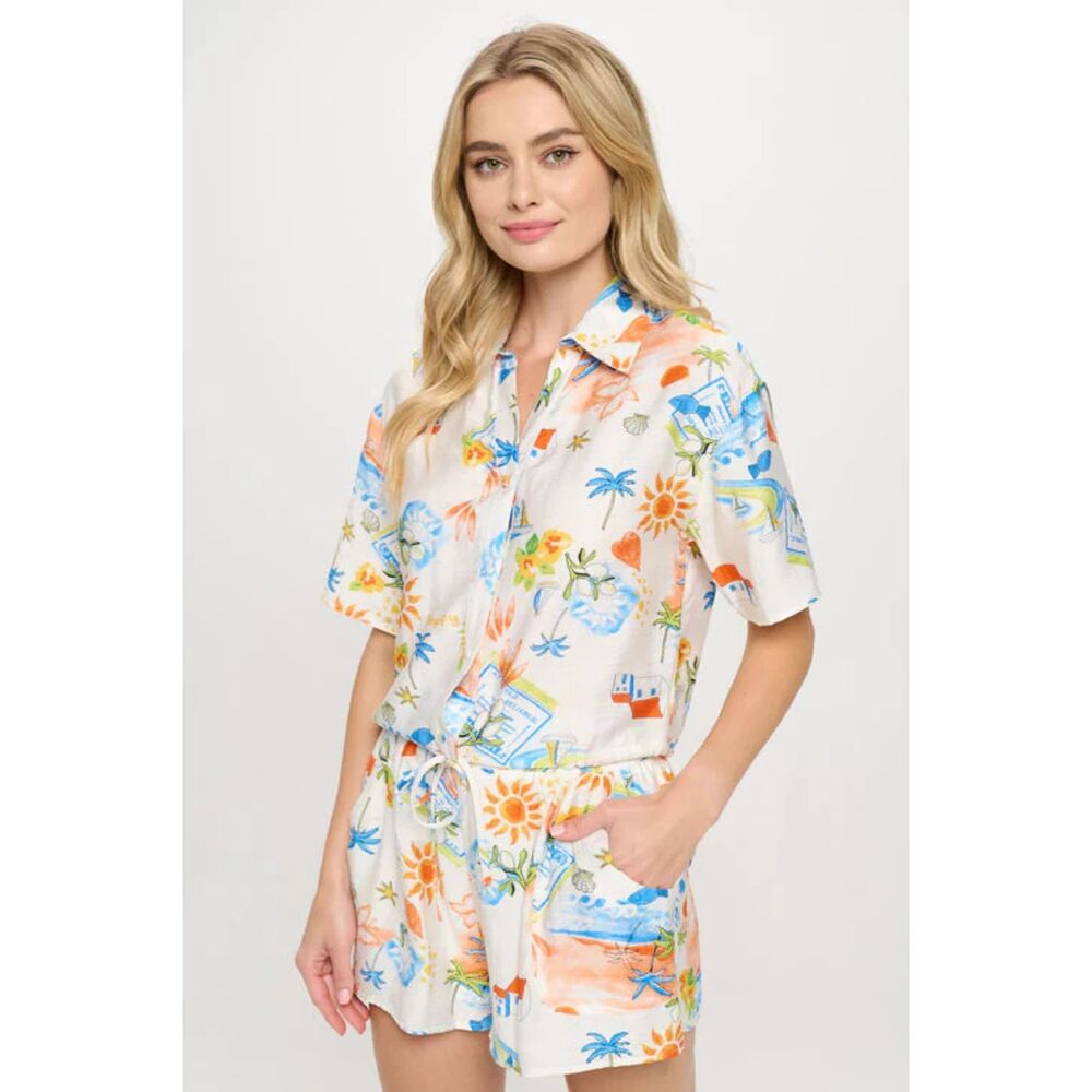 Mediterranean Day Short Sleeve Shirt